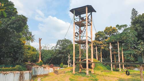 Kandang Orang utan Kebun Binatang Ragunan